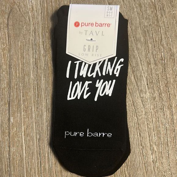 Pure Barre Accessories - Pure Barre Black Grip Socks